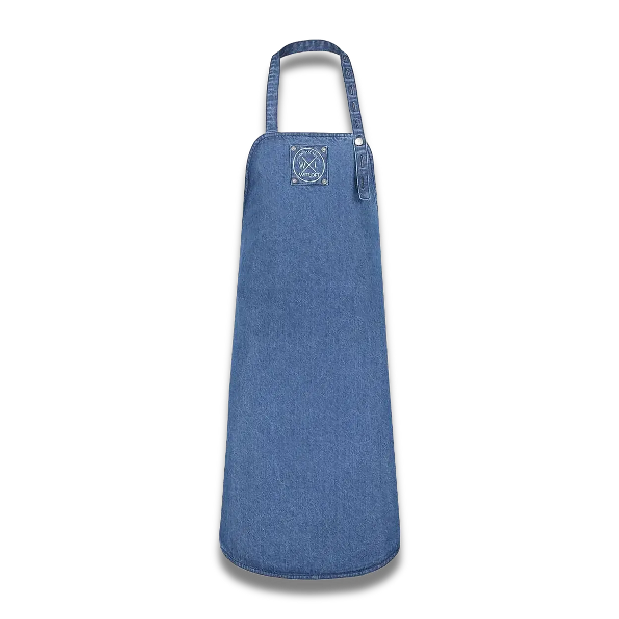 WITLOFT - Apron Denim Medium Long - Mid Blue