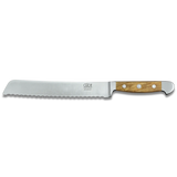 ALPHA OLIVE | Bread Knife 8" Blade | Hand Forged / Olive wood handle