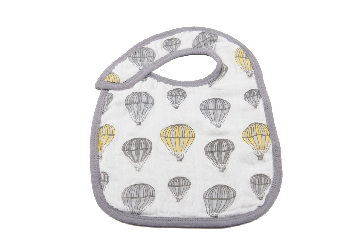 Traveler Bamboo Muslin Snap Bibs 3PK