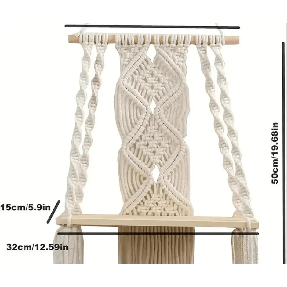 Macrame Wall Tapestry Plant Holder