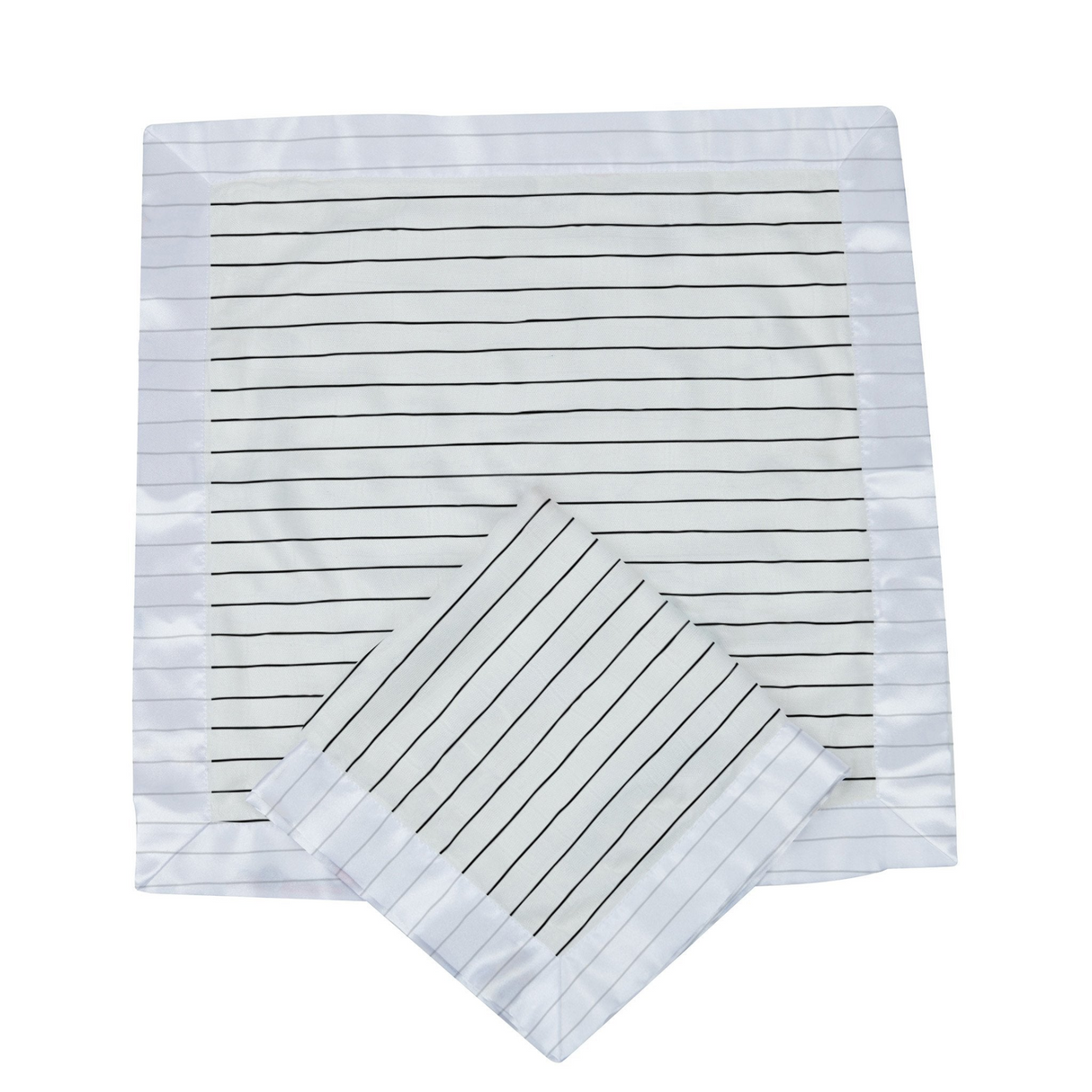 Pencil Stripe Bamboo Muslin Security Blankie