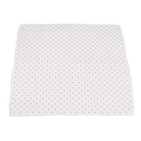 Wildflowers and Periwinkle Diamond Polka Dot Bamboo Newcastle Blanket