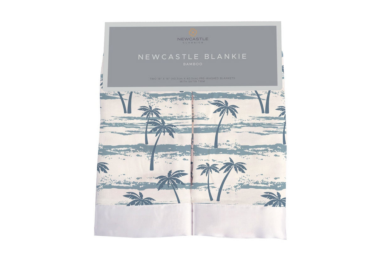 Ocean Palm Trees Bamboo Newcastle Blankie