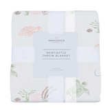 Turtles Bamboo Muslin Throw Blanket