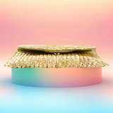 Beach Woven Clutch Bag