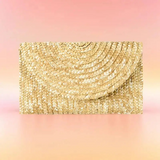 Beach Woven Clutch Bag