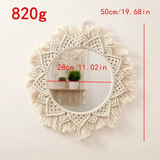 Macrame Wall Mirror Round