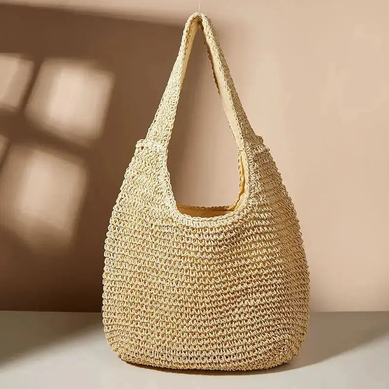 Hand Woven  Rattan Tote Bag