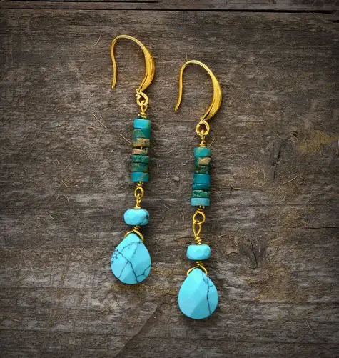 Turquoise Jasper Earrings