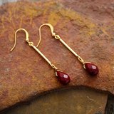 Red Jasper Dangle Earrings