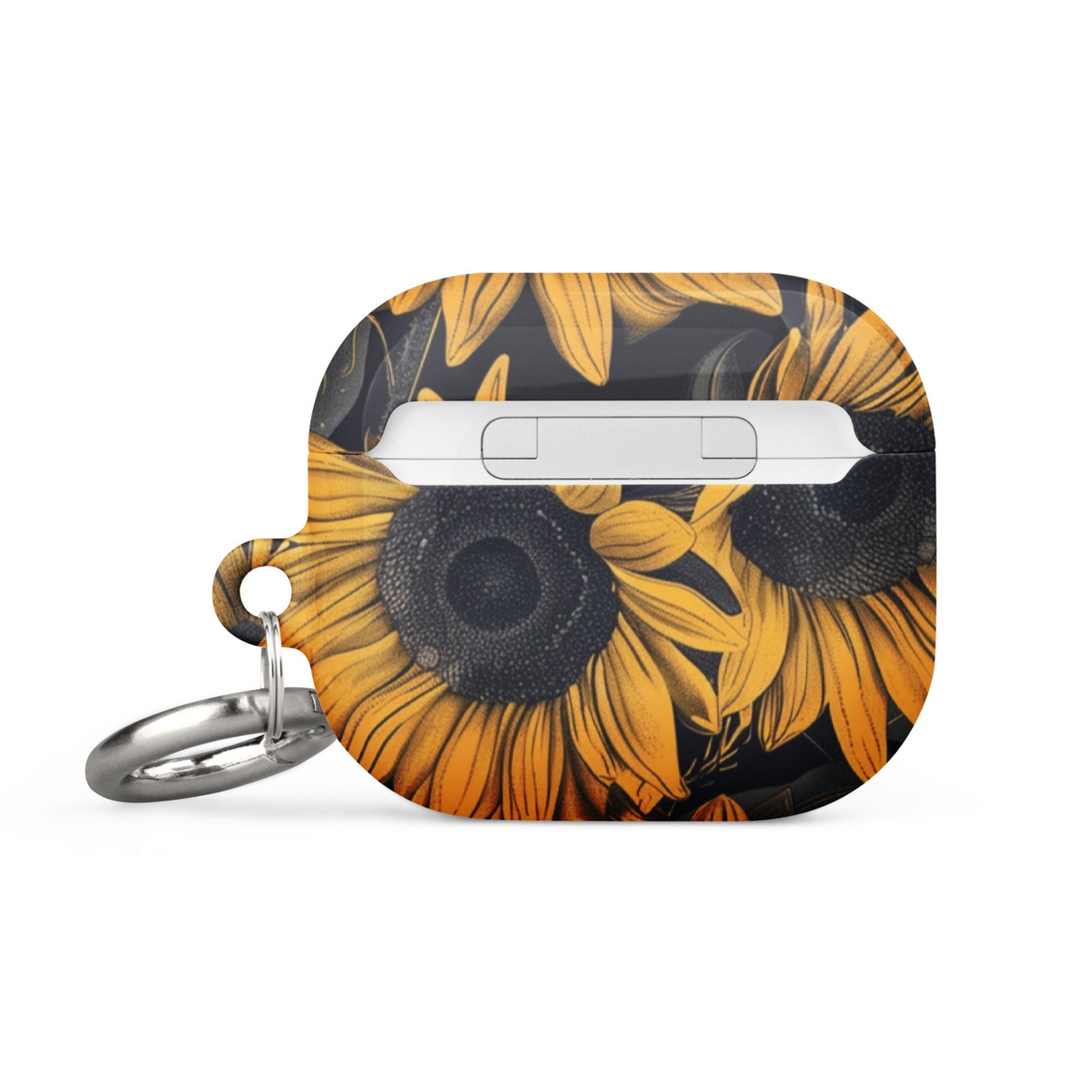 Sunflower Black Case for AirPods