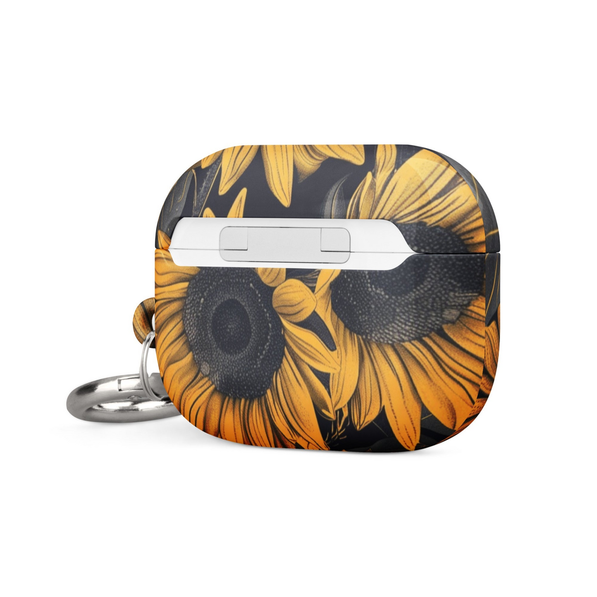 Sunflower Black Case for AirPods