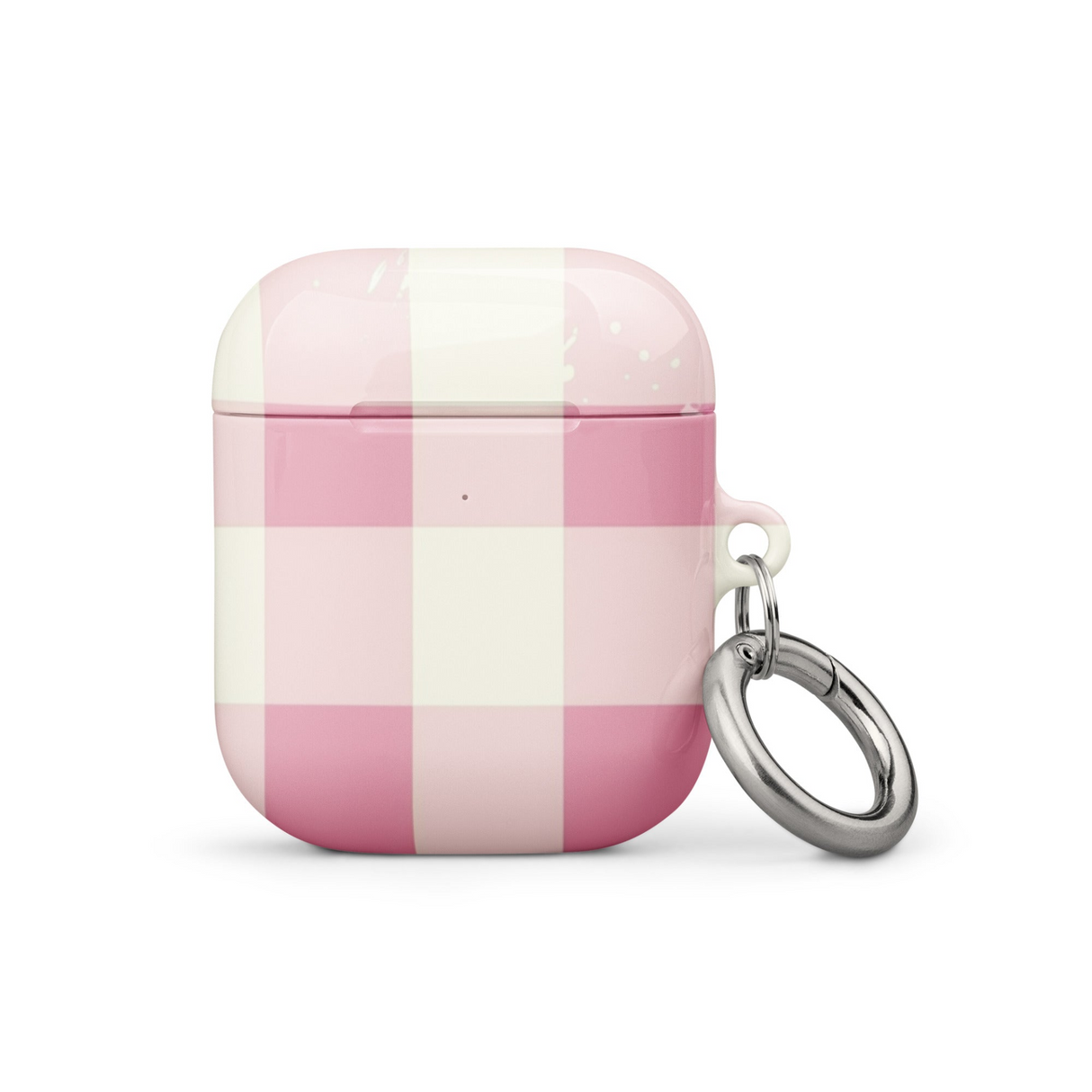 Pink Check Case for AirPods