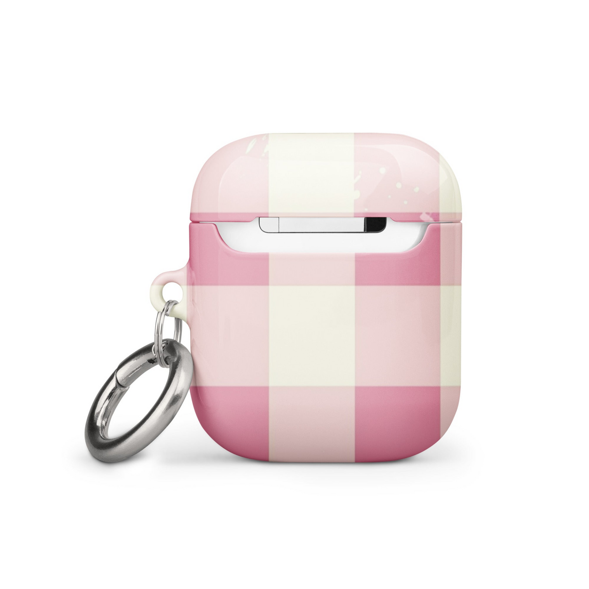 Pink Check Case for AirPods