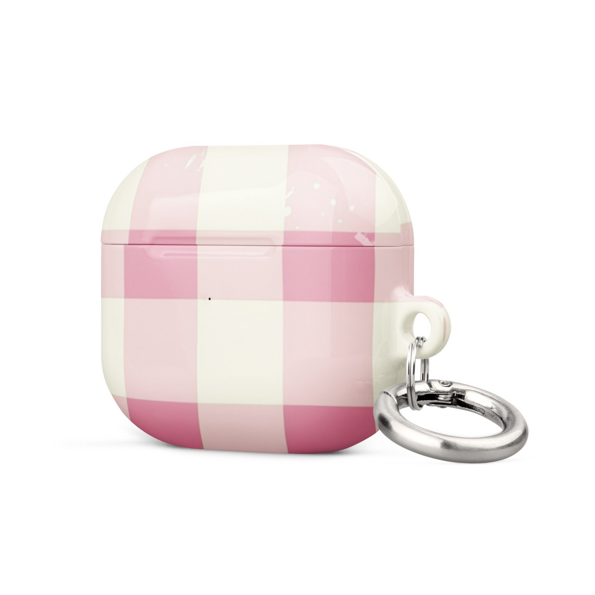 Pink Check Case for AirPods