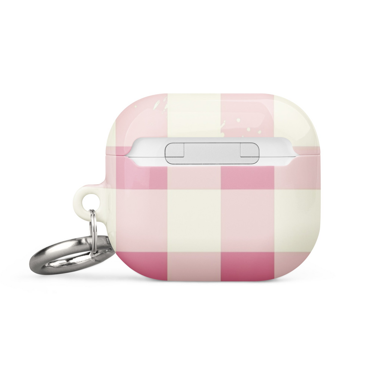 Pink Check Case for AirPods