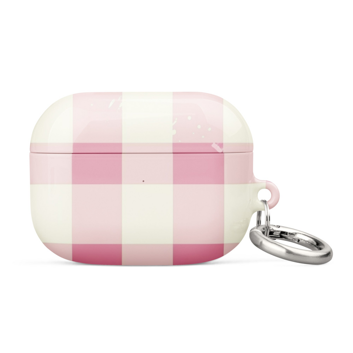 Pink Check Case for AirPods