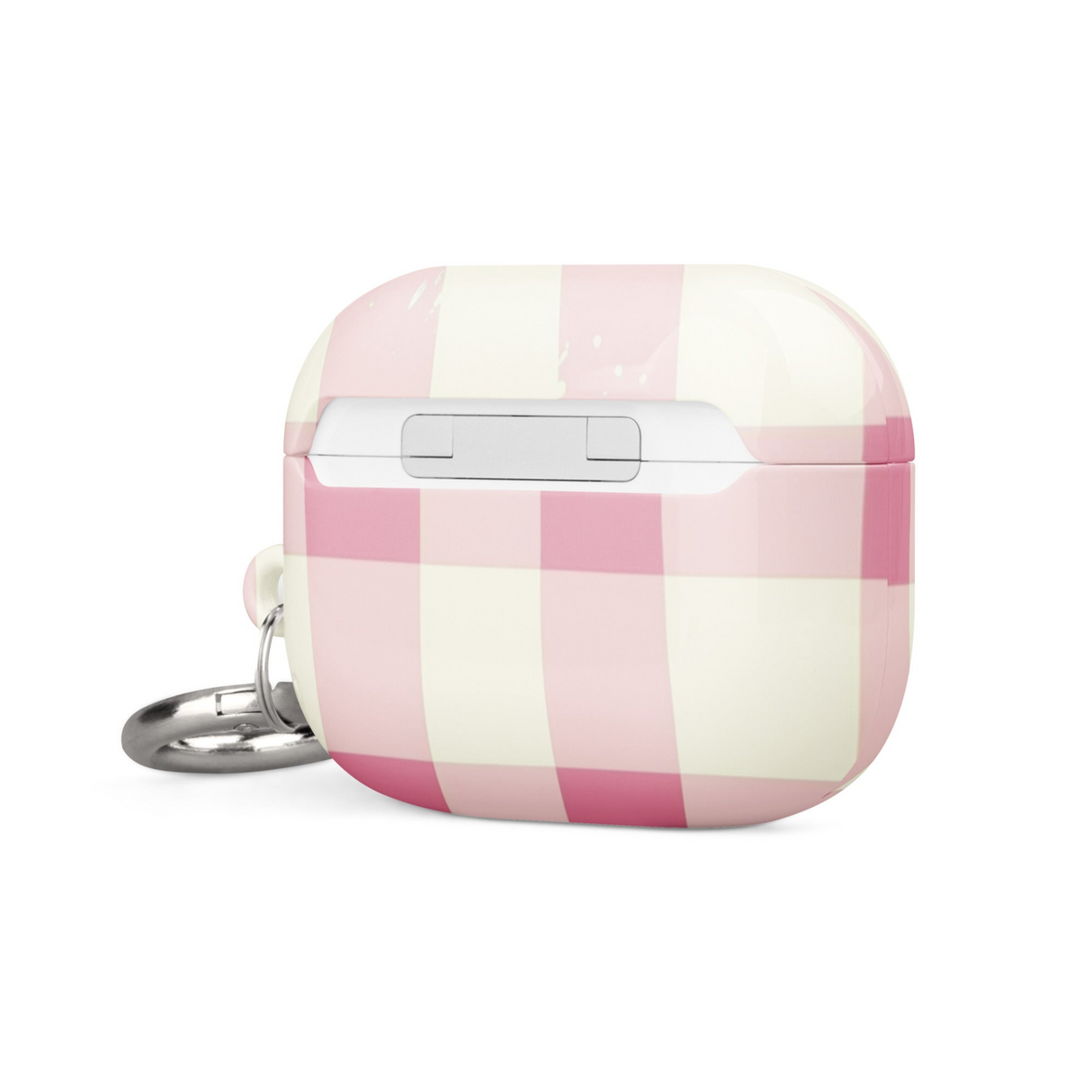 Pink Check Case for AirPods