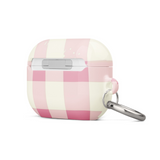 Pink Check Case for AirPods