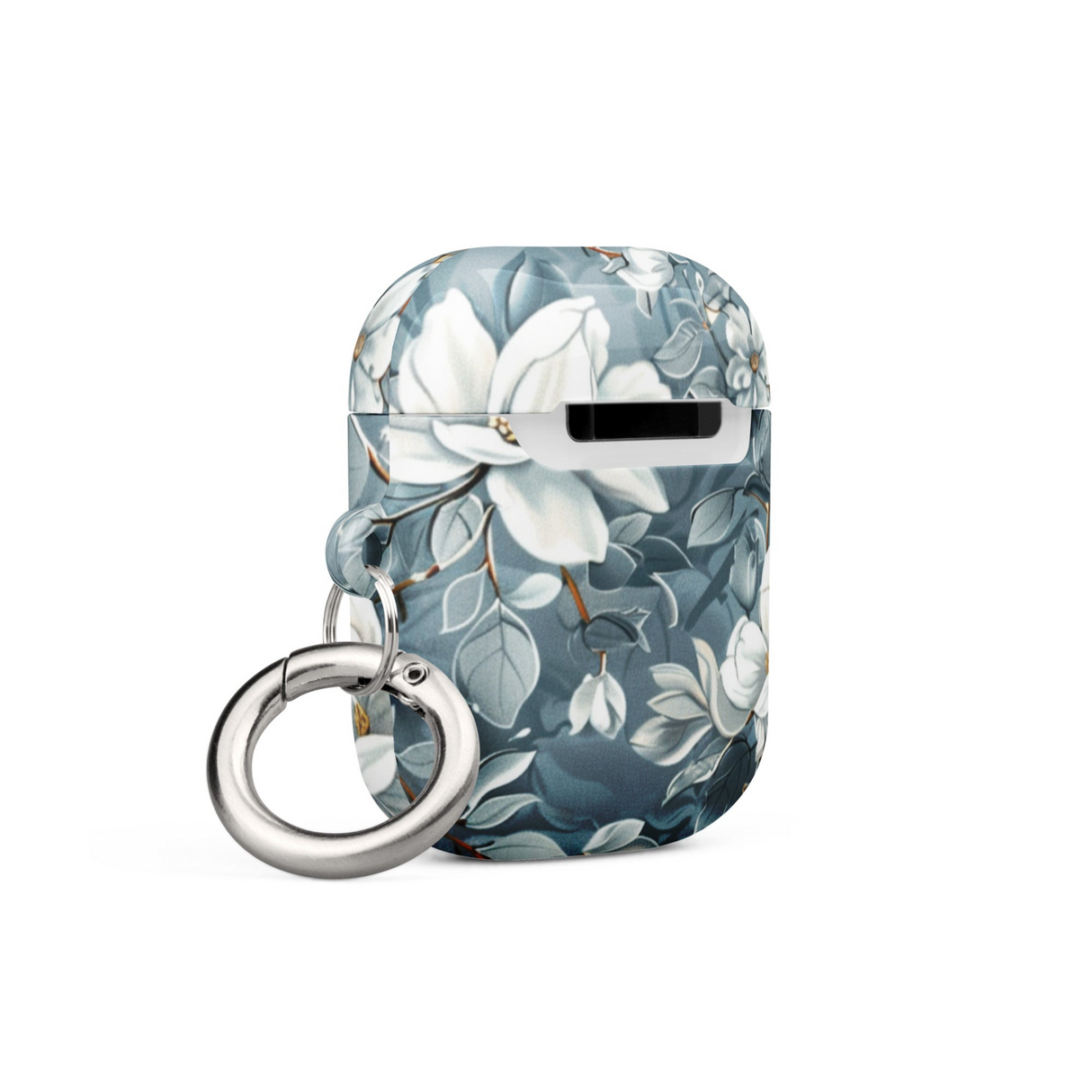 White Lily Case for AirPods