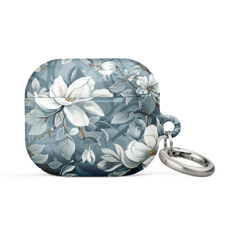 White Lily Case for AirPods