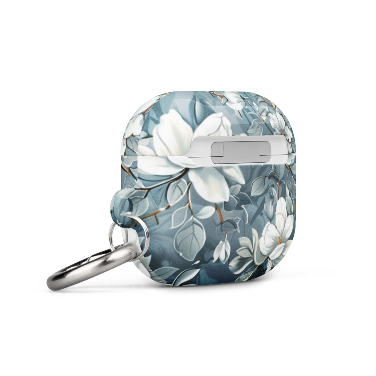 White Lily Case for AirPods