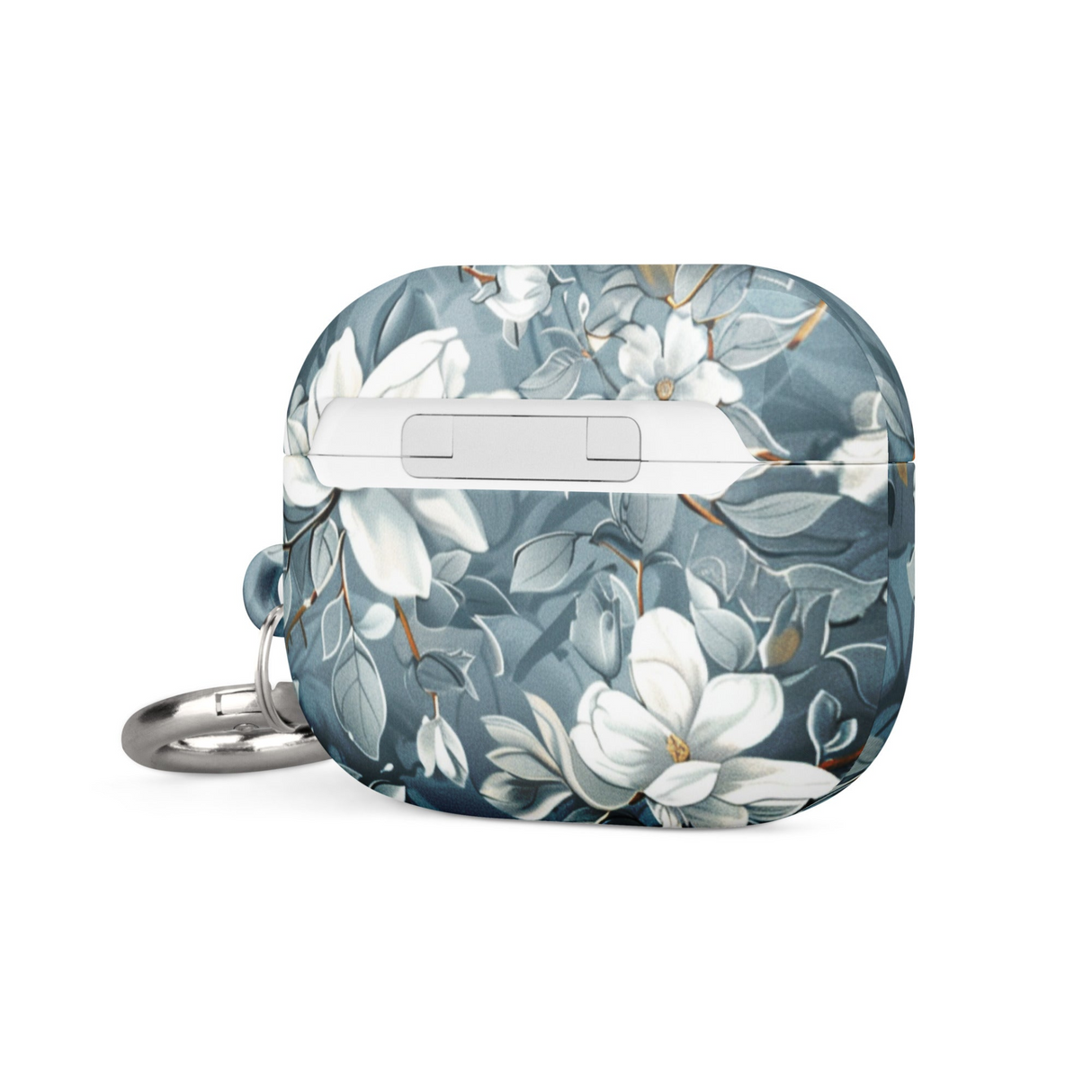 White Lily Case for AirPods