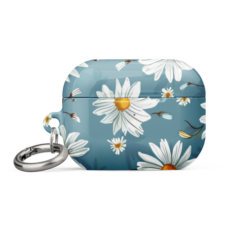 white Daisies Case for AirPods