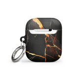 Black Marble Case for AirPods