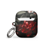 Pink Red Floral Case for AirPods