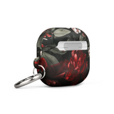 Pink Red Floral Case for AirPods