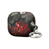 Pink Red Floral Case for AirPods