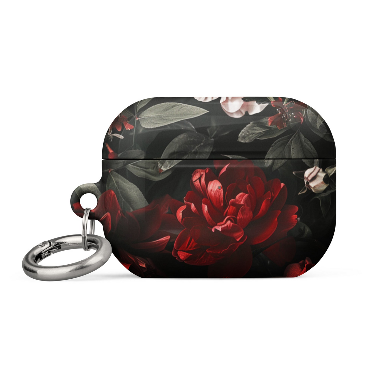 Pink Red Floral Case for AirPods