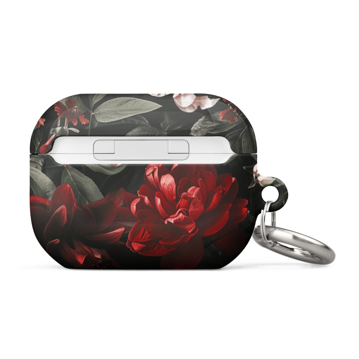 Pink Red Floral Case for AirPods