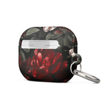 Pink Red Floral Case for AirPods