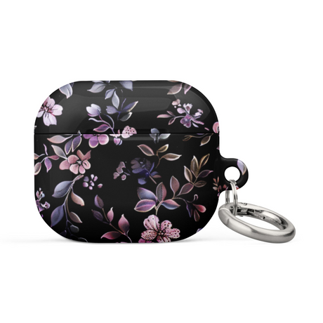 Black Floral Case for AirPods