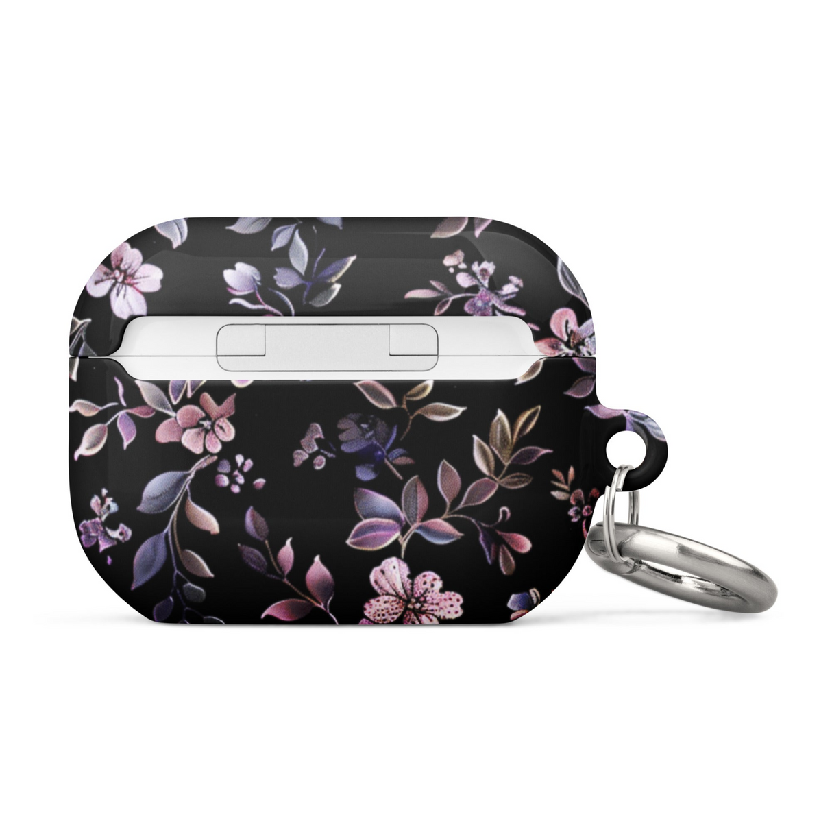 Black Floral Case for AirPods