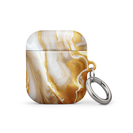 Gold Marble Case for AirPods