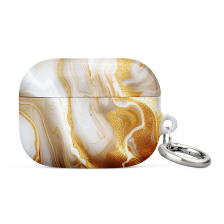 Gold Marble Case for AirPods