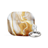 Gold Marble Case for AirPods