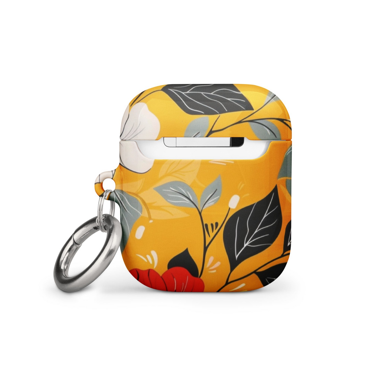 Yellow Floral Case for AirPods