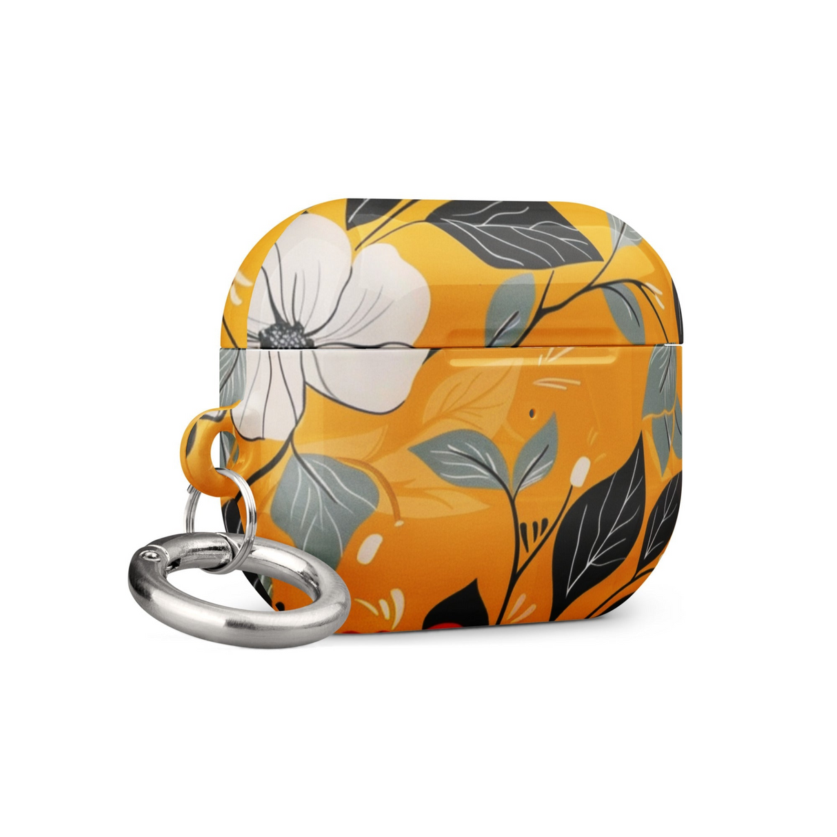 Yellow Floral Case for AirPods