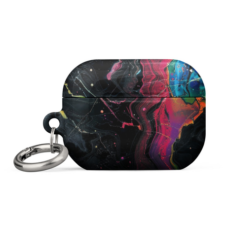 Black rainbow Case for AirPods