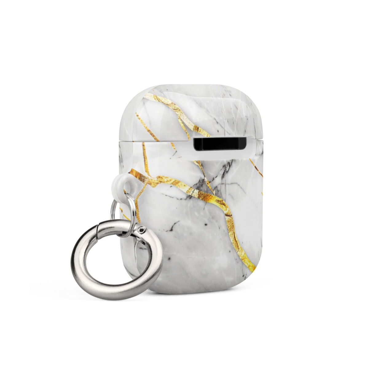 White Marble Case for AirPods