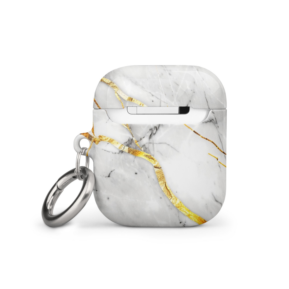 White Marble Case for AirPods