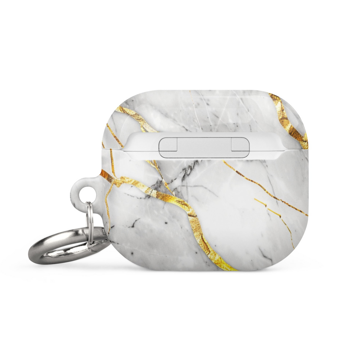 White Marble Case for AirPods