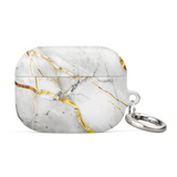 White Marble Case for AirPods