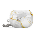 White Marble Case for AirPods