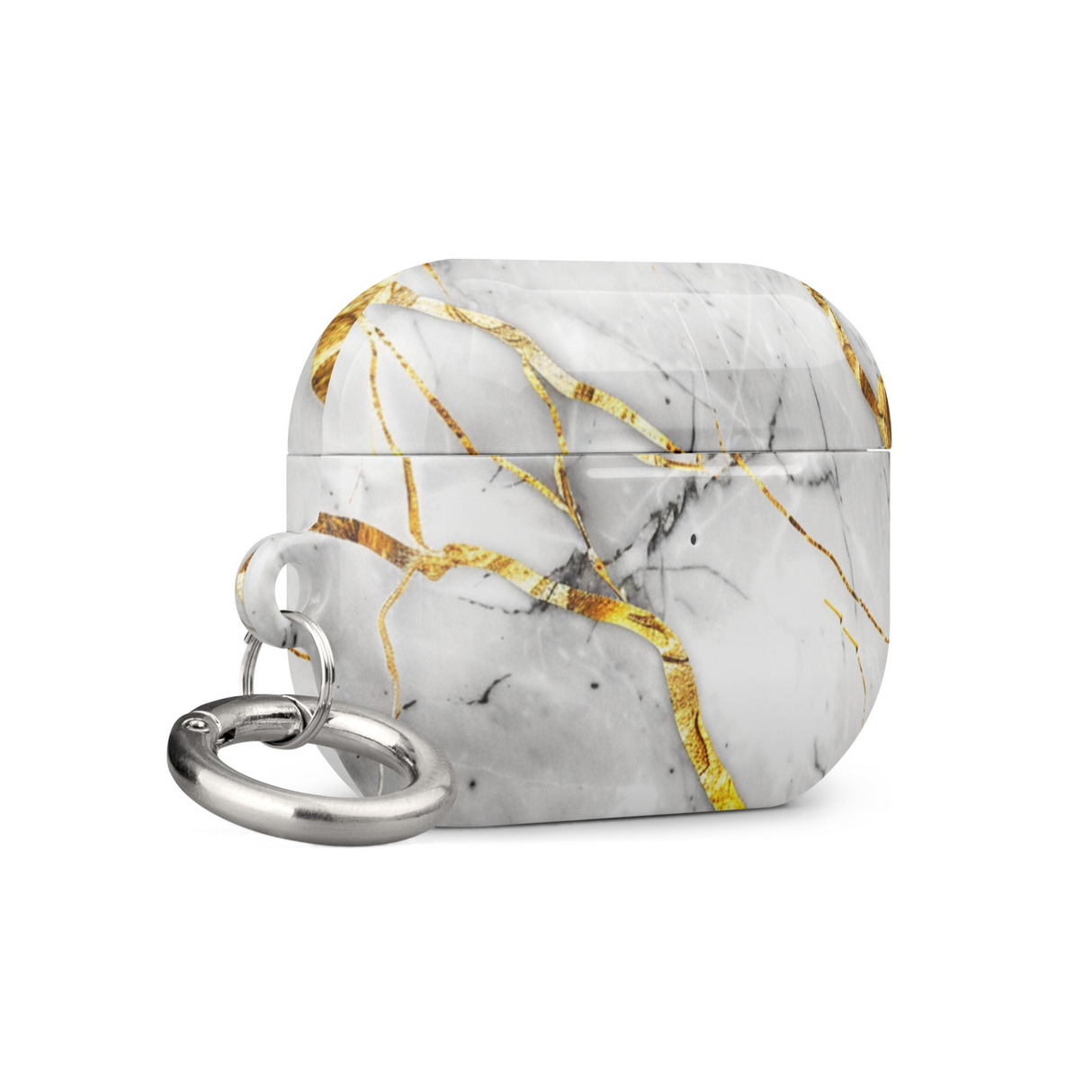 White Marble Case for AirPods