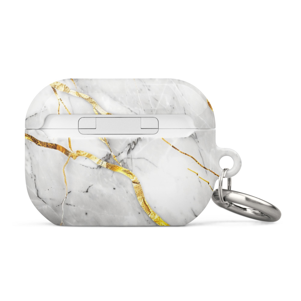 White Marble Case for AirPods